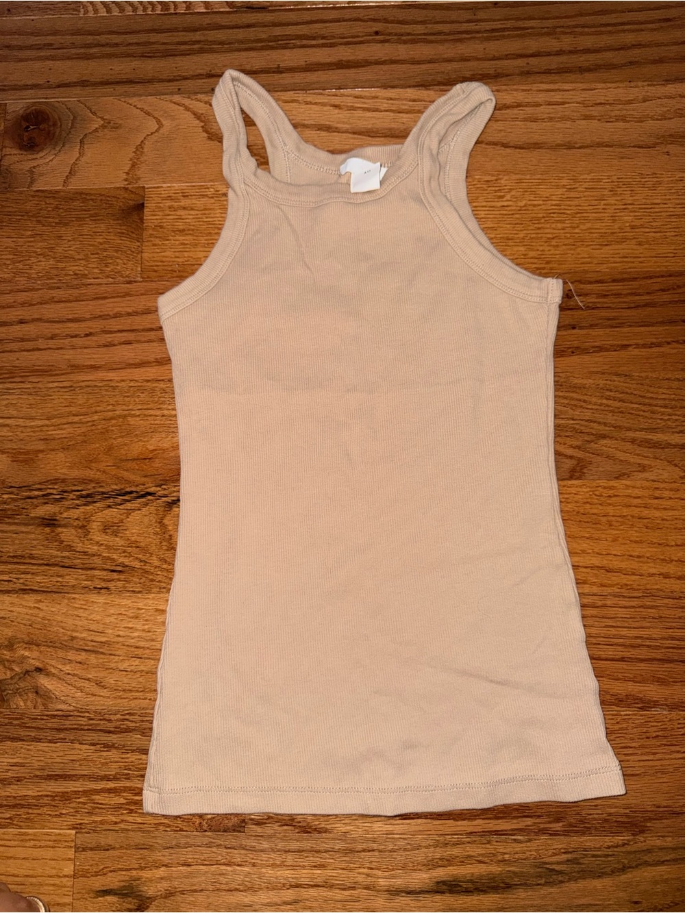H&M Ribbed Tank Top - Beige